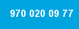 970 020 09 77 970 020 09 77